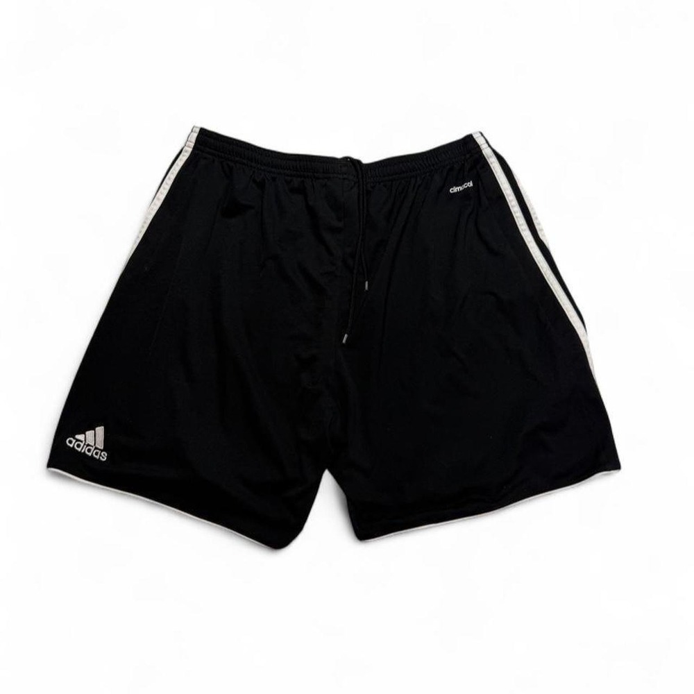Adidas Climacool Black White 3 Stripe Soccer Athletic Running Gym Shorts
